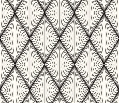 Vector seamless pattern. Repeating geometric abstract elements. Stylish monoc Stockillustratie