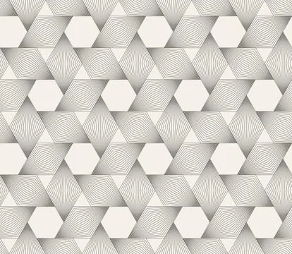 Vector seamless pattern. Repeating geometric abstract elements. Stylish monoc 库存插图