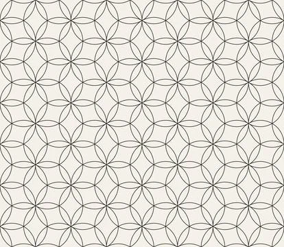 Vector seamless pattern. Repeating geometric abstract elements. Stylish monoc 库存插图