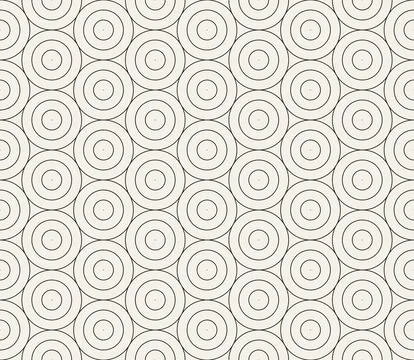 Vector seamless pattern. Repeating geometric abstract elements. Stylish monoc 스톡 일러스트