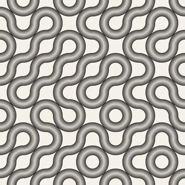 Vector seamless pattern. Repeating geometric abstract elements. Stylish monoc Illustrazione stock