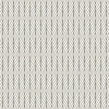 Vector seamless pattern. Repeating geometric abstract elements. Stylish monoc Stock Illustration