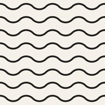 Vector seamless pattern. Repeating geometric abstract elements. Stylish monoc 스톡 일러스트