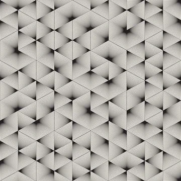 Vector seamless pattern. Repeating geometric abstract elements. Stylish monoc Illustrazione stock