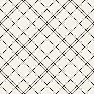 Vector seamless pattern. Repeating geometric elements. Stylish monochrome b.. 스톡 일러스트
