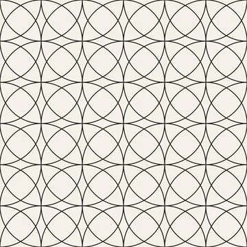 Vector seamless pattern. Repeating geometric elements. Stylish monochrome b.. 스톡 일러스트