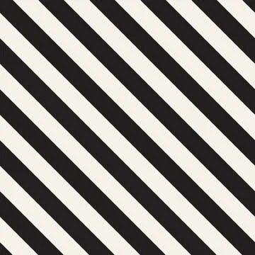 Vector seamless pattern. Repeating geometric elements. Stylish monochrome b.. Stock Illustration