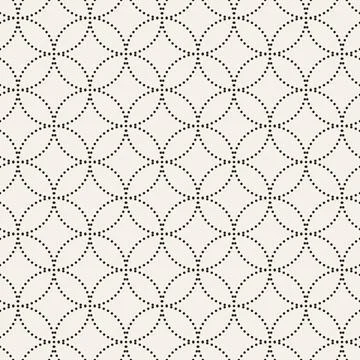 Vector seamless pattern. Repeating geometric elements. Stylish monochrome b.. Illustrazione stock