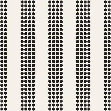 Vector seamless pattern. Repeating geometric abstract elements. Stylish monoc Illustrazione stock