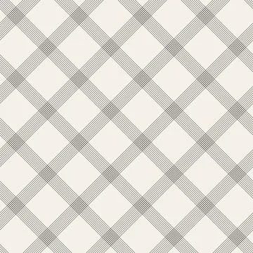 Vector seamless pattern. Repeating geometric abstract elements. Stylish monoc Stock Illustration