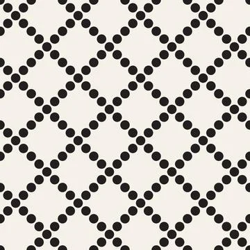 Vector seamless pattern. Repeating geometric abstract elements. Stylish monoc Illustrazione stock