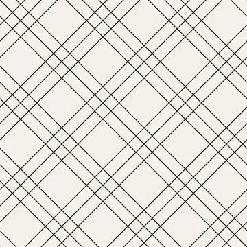 Vector seamless pattern. Repeating geometric abstract elements. Stylish monoc Illustrazione stock