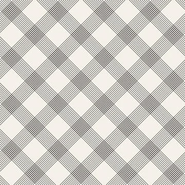 Vector seamless pattern. Repeating geometric abstract elements. Stylish monoc Illustrazione stock