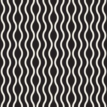 Vector seamless pattern. Repeating geometric abstract elements. Stylish monoc 스톡 일러스트