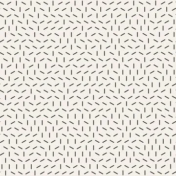 Vector seamless pattern. Repeating geometric abstract elements. Stylish monoc Stock Illustration
