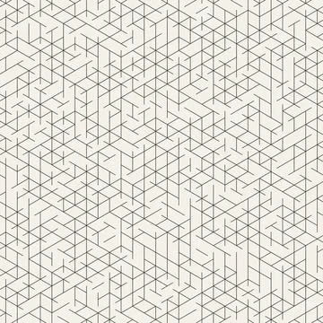 Vector seamless pattern. Repeating geometric elements. Stylish monochrome b.. 库存插图