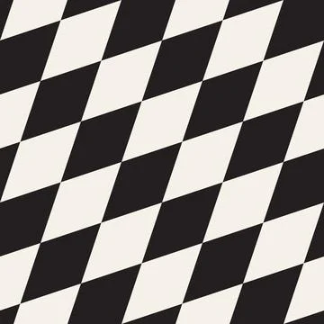 Vector seamless pattern. Repeating geometric abstract elements. Stylish monoc Stock Illustration