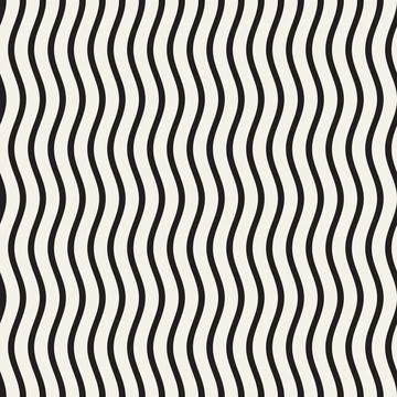 Vector seamless pattern. Repeating geometric abstract elements. Stylish monoc 스톡 일러스트