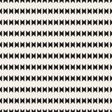 Vector seamless pattern. Repeating geometric abstract elements. Stylish monoc Stock Illustration