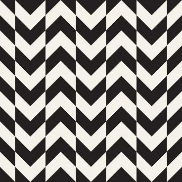 Vector seamless pattern. Repeating geometric abstract elements. Stylish monoc Stock Illustration
