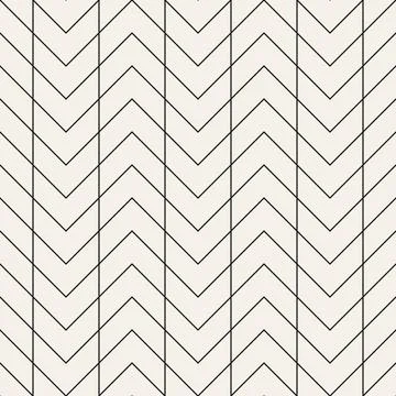 Vector seamless pattern. Repeating geometric elements. Stylish monochrome b.. 库存插图