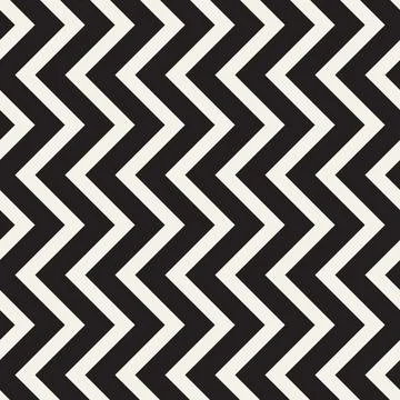 Vector seamless pattern. Repeating geometric abstract elements. Stylish monoc Illustrazione stock