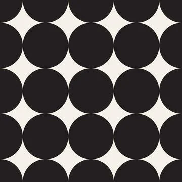 Vector seamless pattern. Repeating geometric abstract elements. Stylish monoc 库存插图