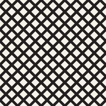 Vector seamless pattern. Repeating geometric abstract elements. Stylish monoc 스톡 일러스트