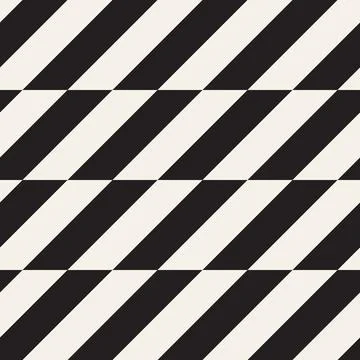 Vector seamless pattern. Repeating geometric abstract elements. Stylish monoc Illustrazione stock
