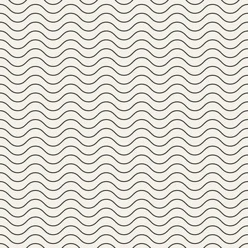 Vector seamless pattern. Repeating geometric abstract elements. Stylish monoc Illustrazione stock