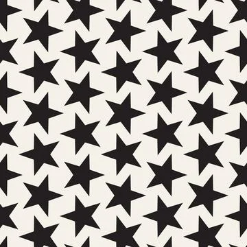 Vector seamless pattern. Repeating geometric abstract elements. Stylish monoc Illustrazione stock