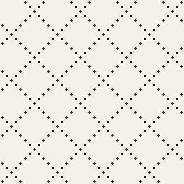 Vector seamless pattern. Repeating geometric elements. Stylish monochrome b.. Illustrazione stock