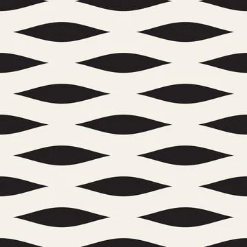 Vector seamless pattern. Repeating geometric elements. Stylish monochrome b.. 스톡 일러스트