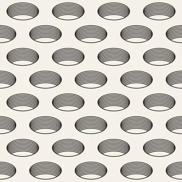 Vector seamless pattern. Repeating geometric elements. Stylish monochrome b.. 스톡 일러스트