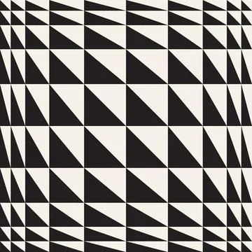 Vector seamless pattern. Repeating geometric elements. Stylish monochrome b.. 库存插图