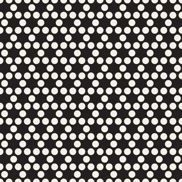 Vector seamless pattern. Repeating geometric elements. Stylish monochrome b.. 库存插图
