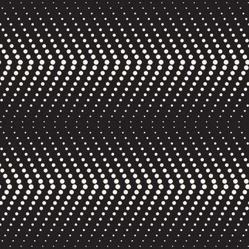 Vector seamless pattern. Repeating geometric abstract elements. Stylish monoc Stock Illustration