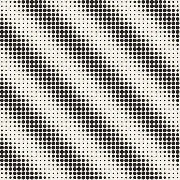 Vector seamless pattern. Repeating geometric abstract elements. Stylish monoc 库存插图