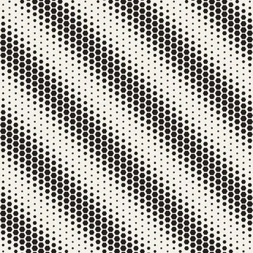 Vector seamless pattern. Repeating geometric abstract elements. Stylish monoc 库存插图