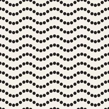 Vector seamless pattern. Repeating geometric elements. Stylish monochrome b.. Illustrazione stock