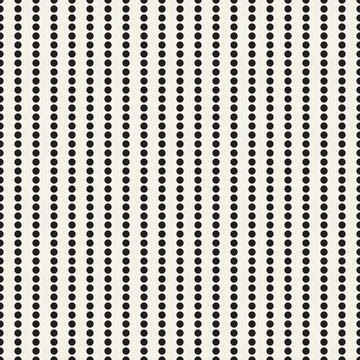 Vector seamless pattern. Repeating geometric elements. Stylish monochrome b.. Illustrazione stock