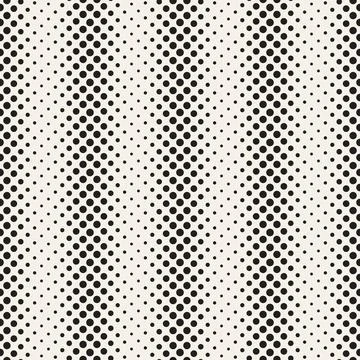 Vector seamless pattern. Repeating geometric elements. Stylish monochrome b.. 库存插图