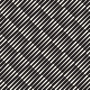 Vector seamless pattern. Repeating geometric elements. Stylish monochrome b.. 库存插图