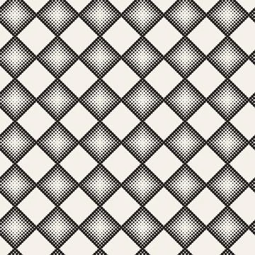 Vector seamless pattern. Repeating geometric elements. Stylish monochrome b.. Illustrazione stock