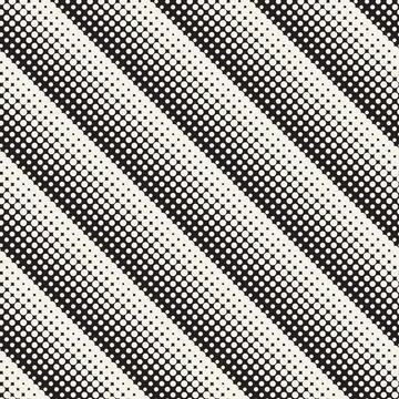Vector seamless pattern. Repeating geometric elements. Stylish monochrome b.. Illustrazione stock