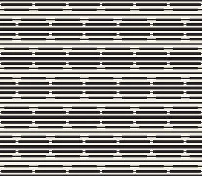 Vector seamless pattern. Repeating geometric abstract elements. Stylish monoc Stockillustratie