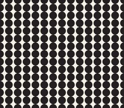 Vector seamless pattern. Repeating geometric abstract elements. Stylish monoc Illustrazione stock