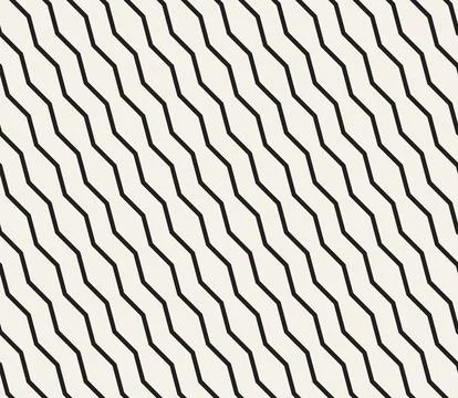 Vector seamless pattern. Repeating geometric abstract elements. Stylish monoc イラスト素材