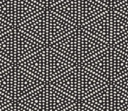 Vector seamless pattern. Repeating geometric abstract elements. Stylish monoc Illustrazione stock