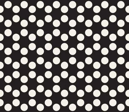 Vector seamless pattern. Repeating geometric abstract elements. Stylish monoc Illustrazione stock